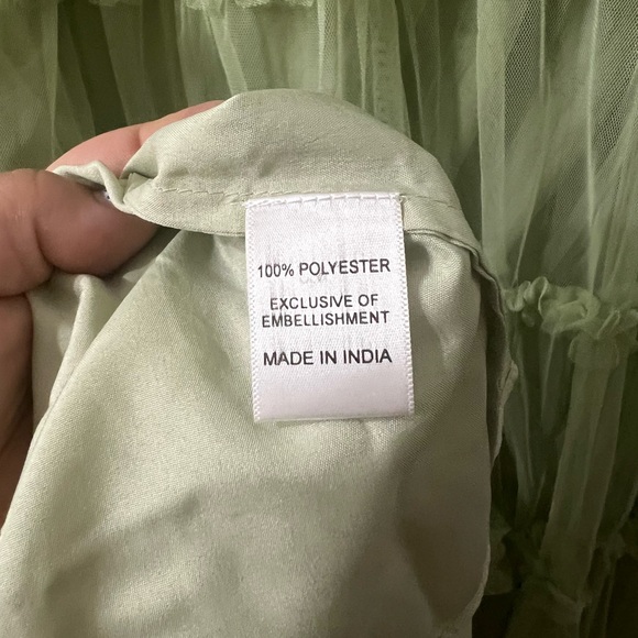 Ivy City Co Anastasia Dress in Sage - Picture 6 of 8